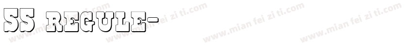 55 regule字体转换